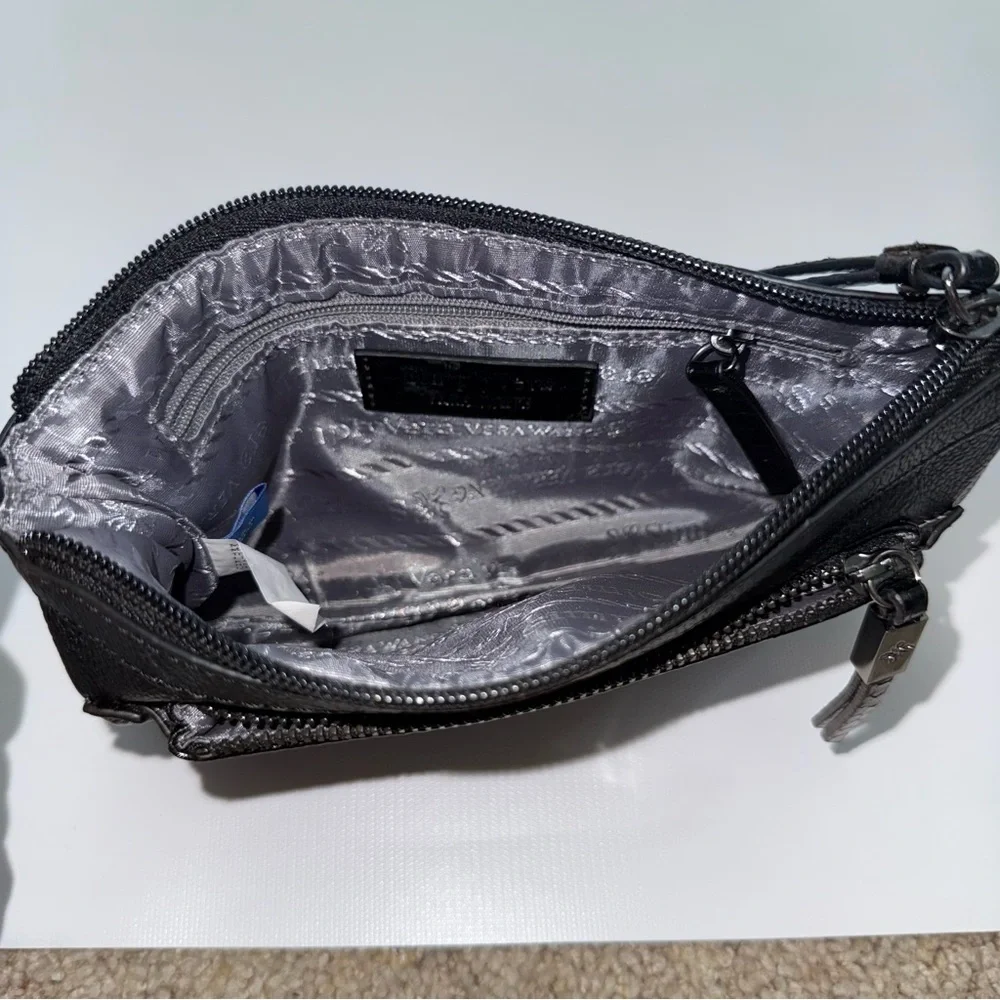 Simply Vera Black‎ Wristlet with Embellished Accent